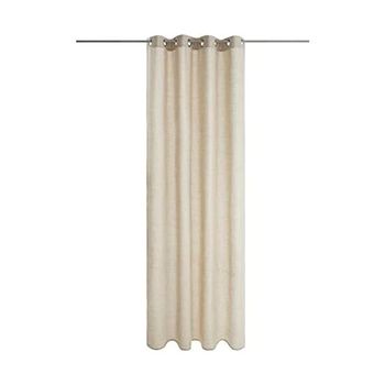 Pack X 2 Cortinas Semitranslúcidas - Cortinas Fácil Colocación Tamaño 260x140 - Cortinas Color Beige | Blindecor