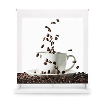 Estor Enrollable Translúcido Con Estampado - Estor Tamaño 150x180 - Estor Modelo Coffee | Blindecor