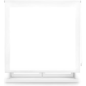 Estor Enrollable Translúcido A Medida - Estor Enrollable Tamaño 125x175 - Estor Color Blanco | Blindecor