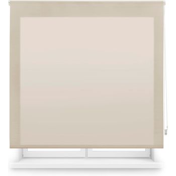 Estor Enrollable Translúcido A Medida - Estor Enrollable Tamaño 90x175 - Estor Color Marfil | Blindecor