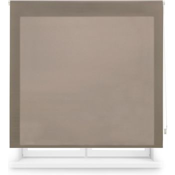 Estor Enrollable Translúcido A Medida - Estor Enrollable Tamaño 60x175 - Estor Color Marrón | Blindecor