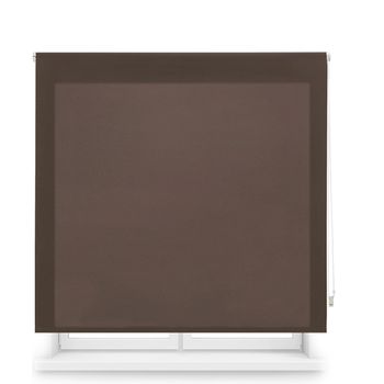 Estor Enrollable Translúcido A Medida - Estor Enrollable Tamaño 125x175 - Estor Color Marrón Oscuro | Blindecor