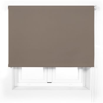 Estor Translúcido Premium A Medida - Estor Translúcido Tamaño 105x165 - Estor Enrollable Color Marrón | Blindecor