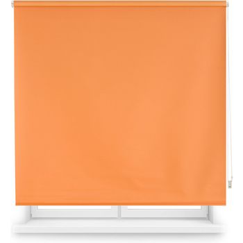 Estor Enrollable Opaco A Medida - Estor Opaco Tamaño 115x175 - Estor Enrollable Color Naranja | Blindecor