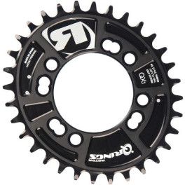 Rotor Q Rings Oval Chainring Bcd76x4 Q36t Negro
