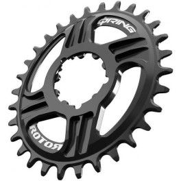 Rotor Chainring.qdm-for-sram-6mm-34t-negro Gxp Bb30 Eje Largo