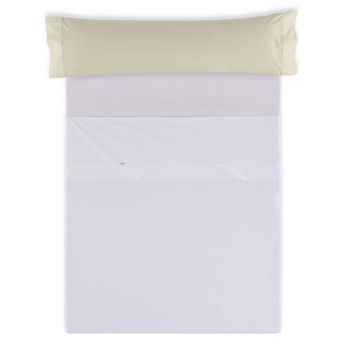 Pack De 2 Fundas De Almohada 100% Algodón 144 Hilos Color Piedra 45x95 Cm