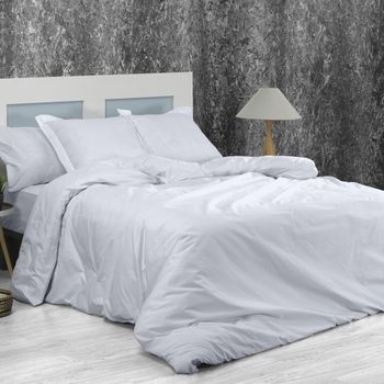 Juego De Sábanas Digital Pigment Gris Cama 160cm Donegal con Ofertas en  Carrefour