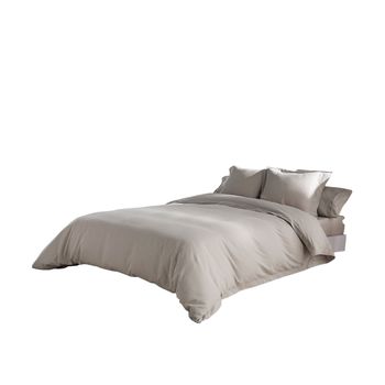 Juego De Funda Nórdica Alexandra House Living Beige Cama De 90 4 Piezas