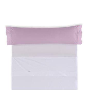 Pack De 2 Fundas De Almohada 100% Algodón 144 Hilos Color Malva Para Cama De 90 Cm