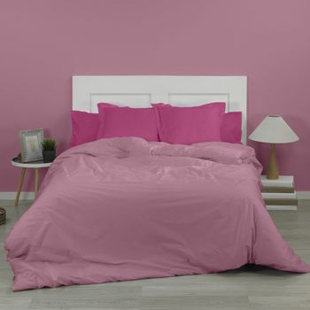 Funda Nórdica Lisa Polialgodón Color Cuarzo Para Cama De 90 Cm