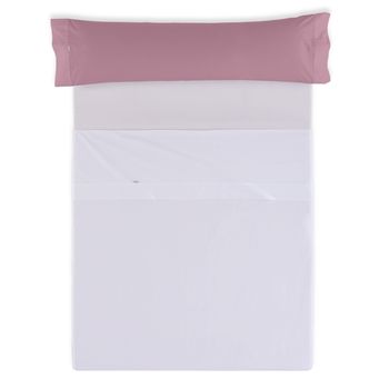 Pack De 2 Fundas De Almohada Polialgodón Color Cuarzo 50 X 80 Cm  Cierre En Tapa Y Solapa