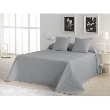 Colcha Tejida 100% Algodón Banús Color Perla Para Cama De 90 Cm