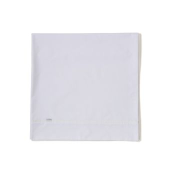 Sábana Encimera De Algodón De 600 Hilos Color Blanco Para Cama De 135/140 Cm