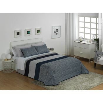 Colcha Bouti Estampada + Cojines Reversible Dots Cama 90cm 180x260cm con  Ofertas en Carrefour