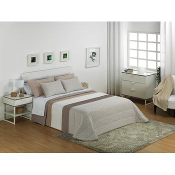 Donegal Collections - Edredon Nordico Estampado Reversible Cama 135/140 cm  Dibly, Color Beige. Edredón de Fibra 300 gr/m2. Ligero y Calentito, Tacto  Suave y Transpirable : : Hogar y cocina