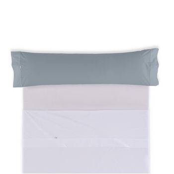 Pack de 2 Fundas de Almohada Polialgodón Color Azul Claro 45 x 90 cm