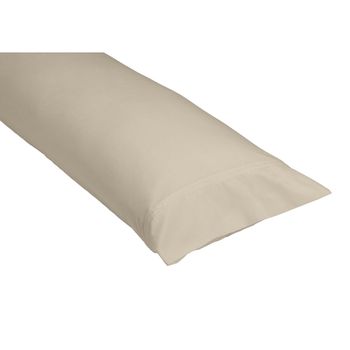 Funda De Almohada Alexandra House Living Qutun Taupé 45 X 90 Cm (2 Unidades)