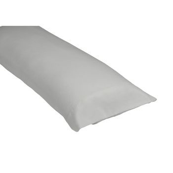 Funda De Almohada Alexandra House Living Qutun Gris Perla 45 X 90 Cm (2 Unidades)