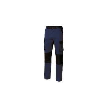 Pantalon Poliester / Algodon 240 Gr Reforzado Navy / Negro Marca Velilla