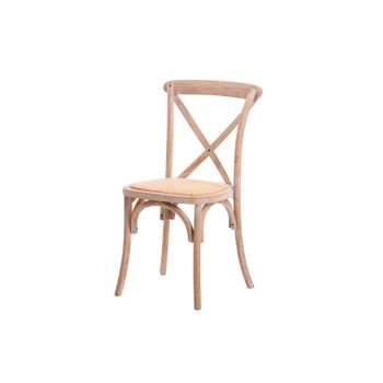 Silla Madera Marron / Crema