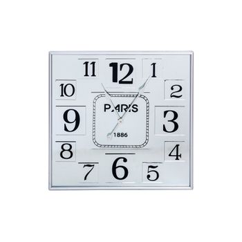 Reloj Pared Espejo / Mdf / Metal 60x5x60 Cm