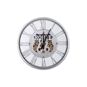 Reloj Pared Metal / Cristal 60x8x60 Cm