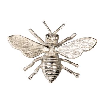 Abeja Pared Rough Nickel 19x15x8 Cm