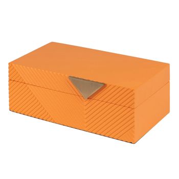 Caja Resina / Metal 22x13x8,5 Cm