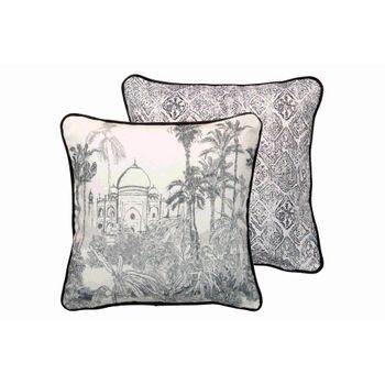 Cojin Taj Mahal Palmeras 45x13x45 Cm