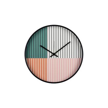 Reloj Pared Metal Blanco 40x4,5x40 Cm