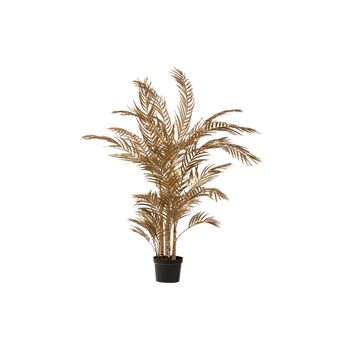 Arbol Palmera Dorado Con Maceta 82x60x135 Cm