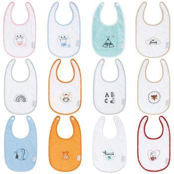 Baberos Bordados Set 12 Mediano Pekebaby