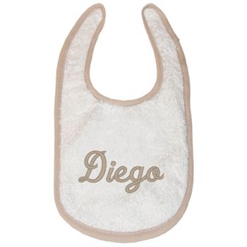 Babero Personalizado Plastificado Beige