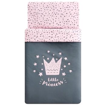 Saco Nórdico Cuna Little Crown Rosa Pekebaby