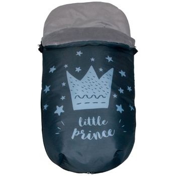 Saco Polar Universal Little Crown Azul Pekebaby