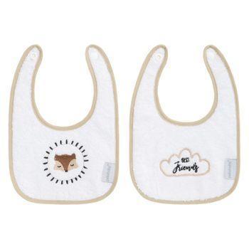 Baberos Bordados Set 2 Pequeño Best Friends Pekebaby