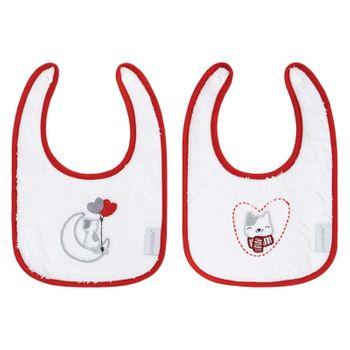 Baberos Bordados Set 2 Pequeño Lovely Pekebaby