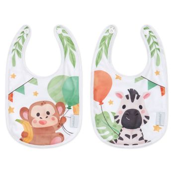 Baberos Estampados Set 2 Mediano Jungle Pekebaby