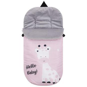 Saco Silla Paseo Polar Rainbow Dreams Rosa Pekebaby