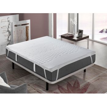 Cecotec Topper Viscoelástico Flow Topserenity 90x190. Cubrecolchón  Sobrecolchón. Viscoelástica 100% De 5 Cm De Altura, 4 Correas con Ofertas  en Carrefour