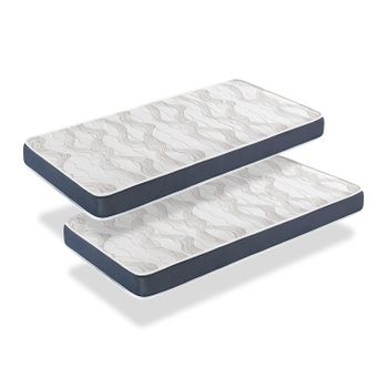 Pack X2 Colchones De Espuma Transpirable 80x190 Onix, Altura 14 Cm,  Ergonomico Y Adaptable con Ofertas en Carrefour