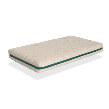 Colchon Cuna Bebe 57x117 Organic Caramel - 11 Cm -núcleo De Espuma Perforado , Antibacteriano