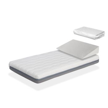 Colchon Cuna 60x120 Velvet Espuma, Altura 11 Cm, Transpirable Y Ergonomico.  Firmeza Ideal Para Bebes con Ofertas en Carrefour