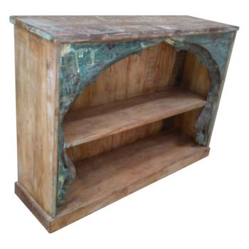 Estantería Librería De Madera Marrón 131x36x94hcm