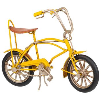 Bici De Metal Amarilla 16x5x11.5