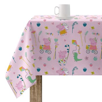 Mantel Resinado Antimanchas Peppa Pig Free Time 1 / 100x140 Cm