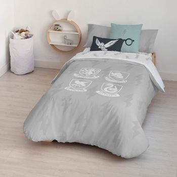 Vision Funda Nórdica Bicolor 100% Algodón - 1 Funda Nórdica 220 X 240 Cm +  2 Fundas De Almohada 65 X 65 Cm - Gris Topo Y Blanco con Ofertas en  Carrefour