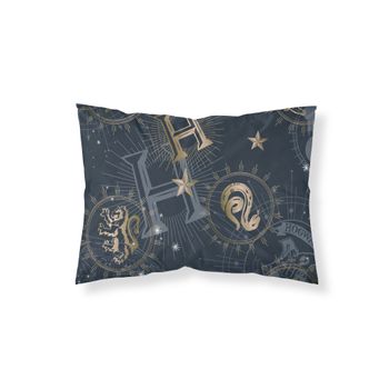 Funda De Almohada 100% Algodón Hpotter Gold / 50x80 Cm