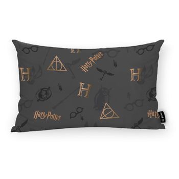 Funda De Cojín 100% Algodón 30x50cm Deathly Hallows C